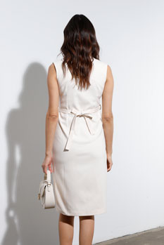 Midi haljina sa dvorednim kopčanjem Tiffany Production